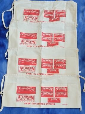 Vintage Payless Cashways Nail Apron (Atchison Leather Products) Lot Of 4